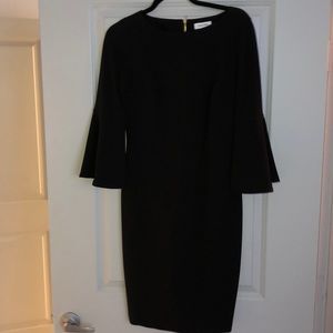 Worn Once! Calvin Klein Bell Sleeve Dress